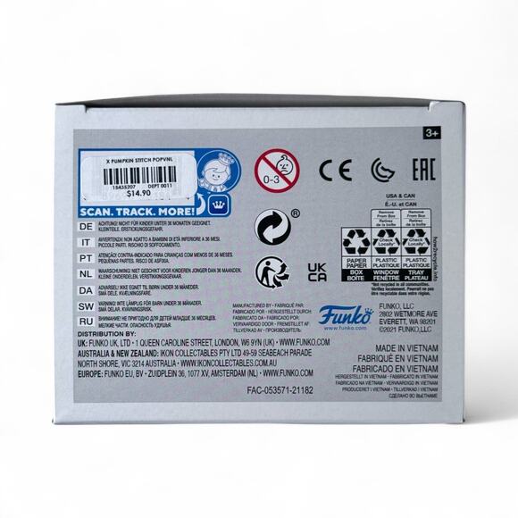 Funko Pop Unopened Pumpkin Stitch 1087 Disney Lilo & Stitch Hot Topic Exclusive - Picture 5 of 6